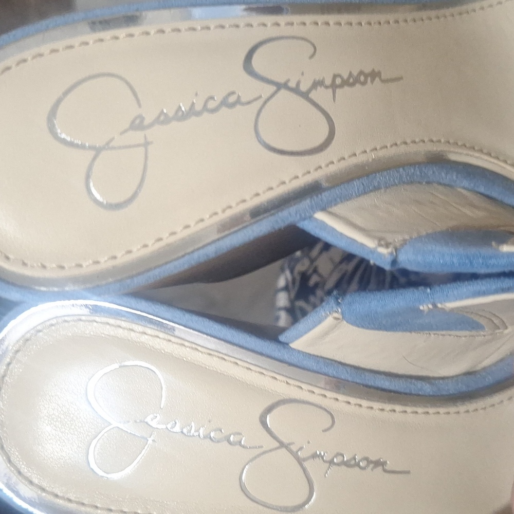 Y2K Jessica Simpson Slide On Wedge - Picture 8 of 9